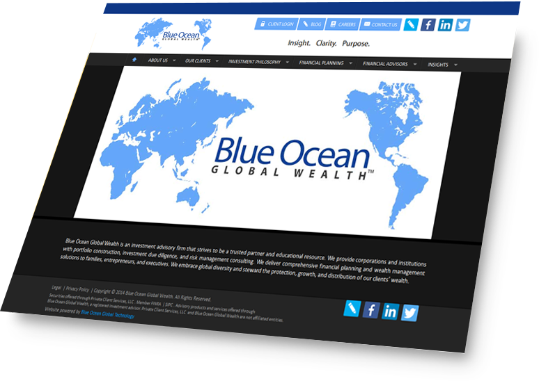 Blue Ocean Global Wealth is an investment advisory firm
